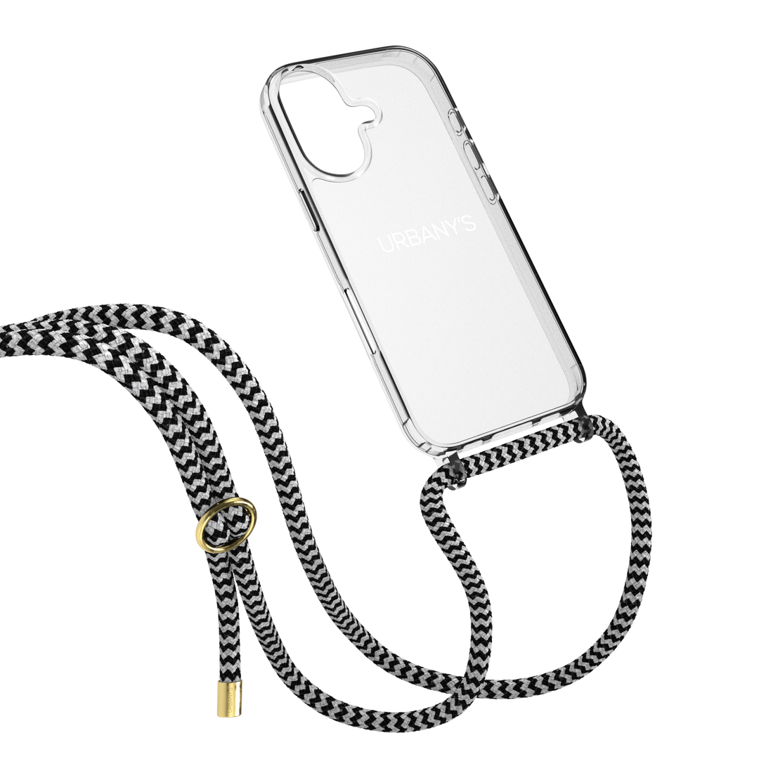 Phone Necklace «Hypnotic Zebra»