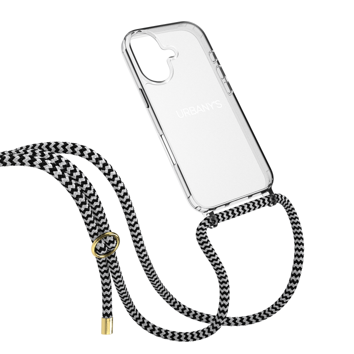 Phone Necklace «Hypnotic Zebra»