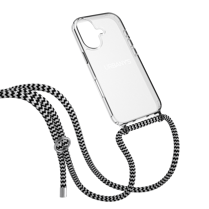 Phone Necklace «Hypnotic Zebra»