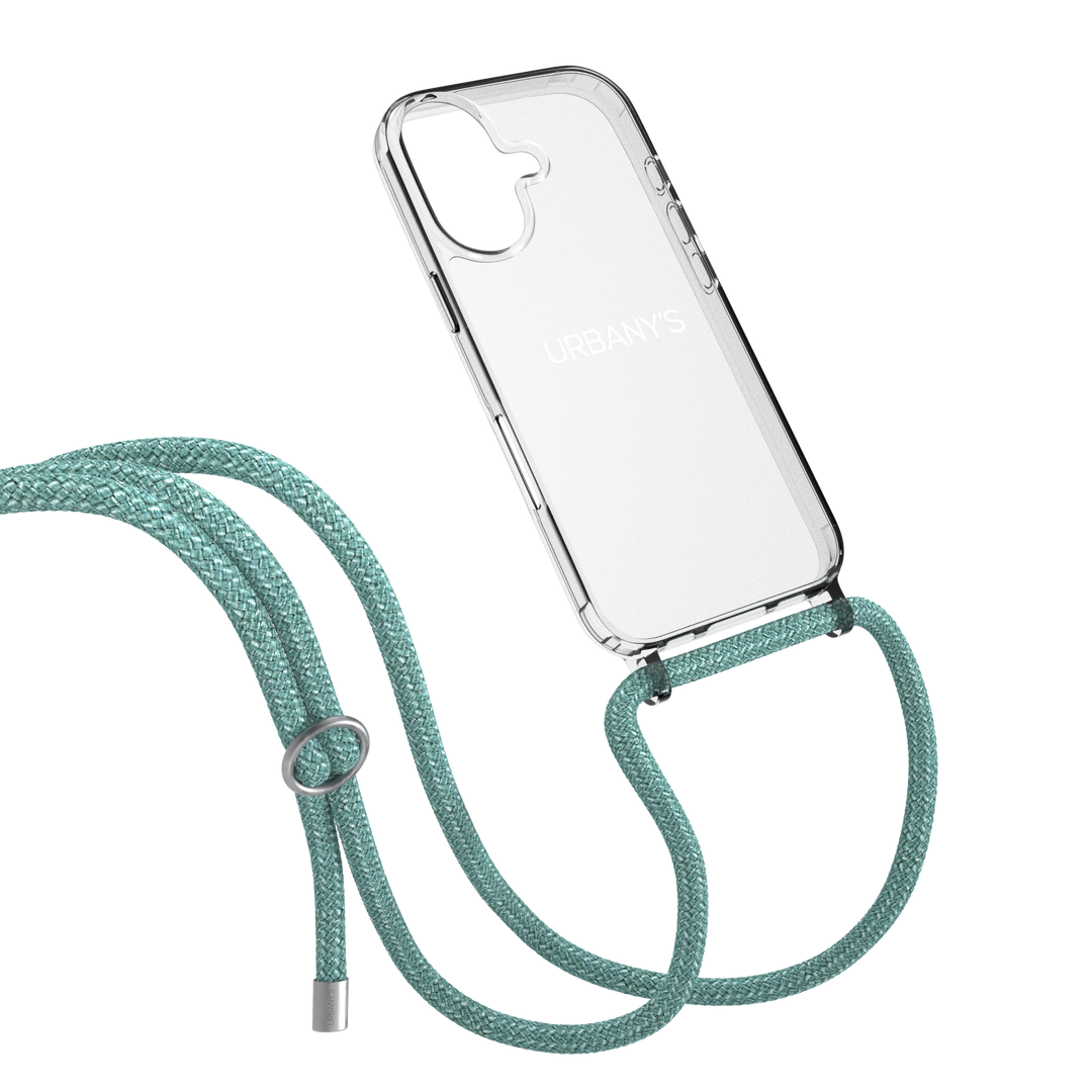 Handykette «Minty Fresh» (transparent | minzgrün)