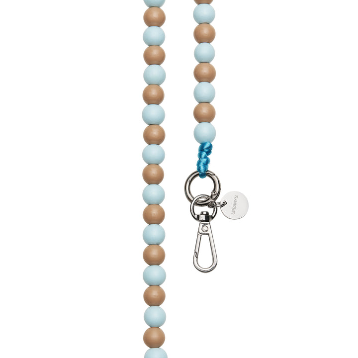 Handy-Strap «Brooklyn» (hellblau-beige | universal)