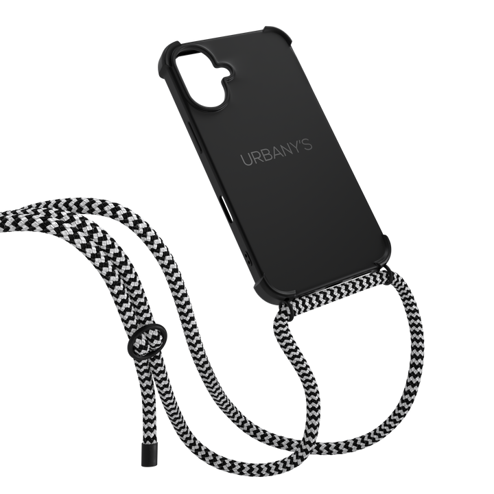 Phone Necklace «Hypnotic Zebra» (matt)