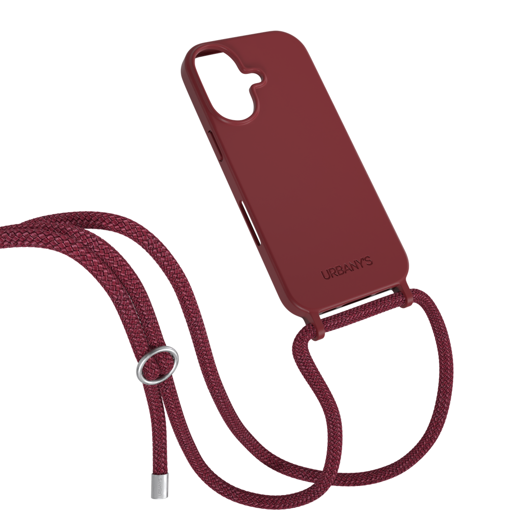 Phone Necklace «Red Wine» (matt)