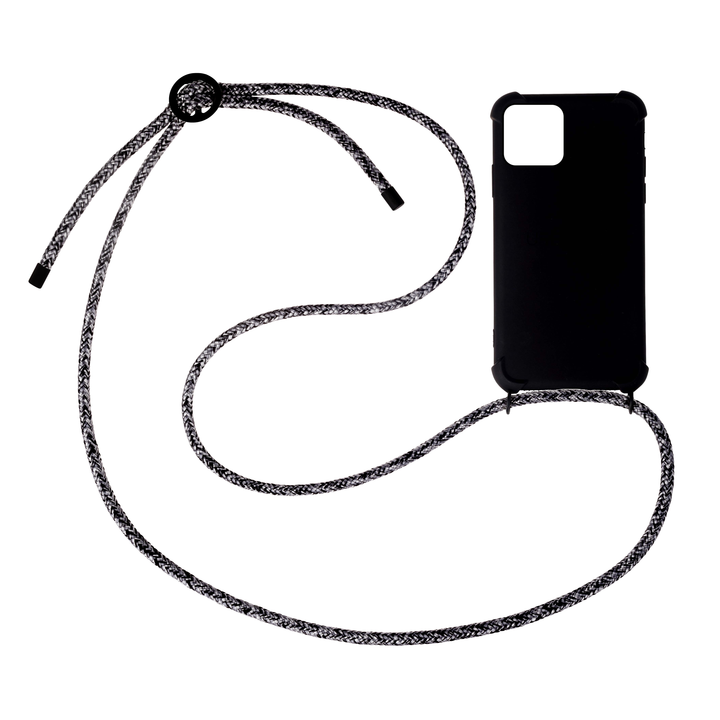 Phone Necklace «Flashy Silver» (matt)