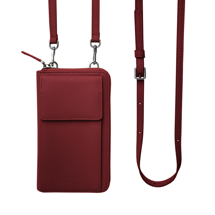 Crossbody Clutch «Red Wine»