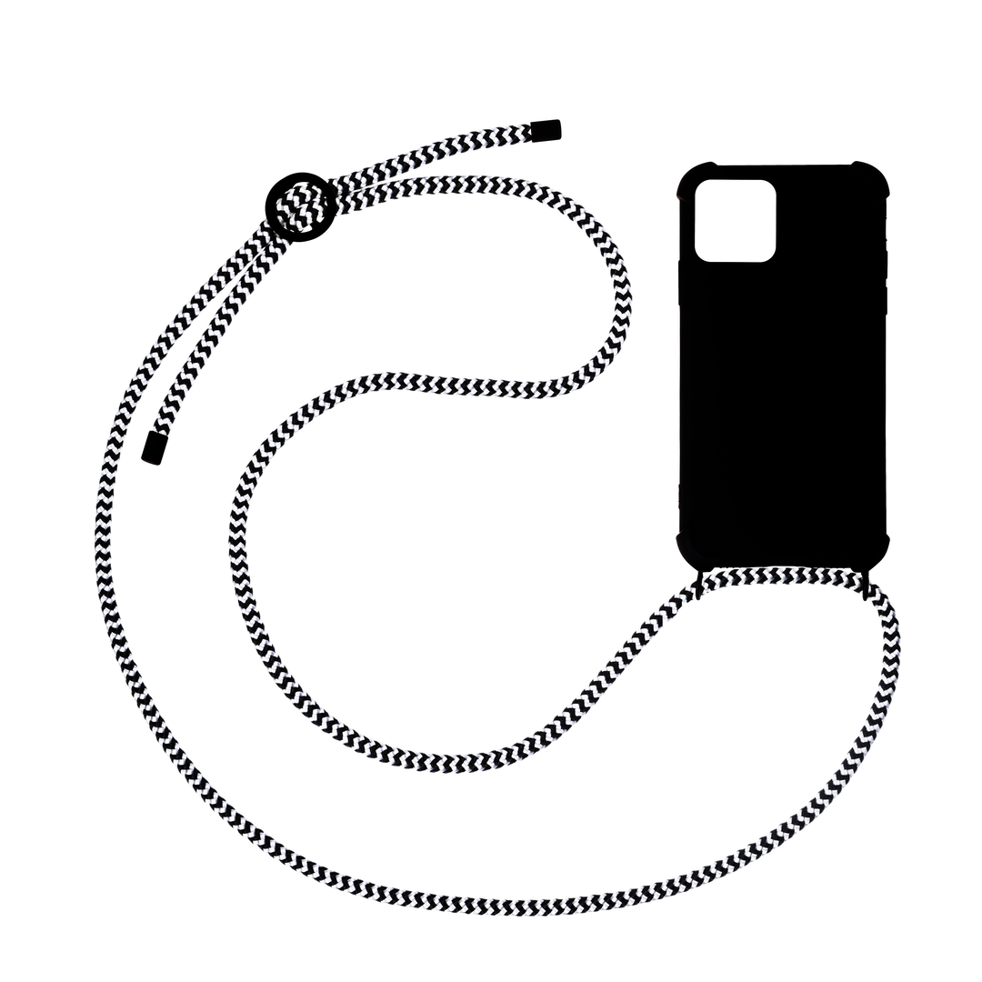 Phone Necklace «Hypnotic Zebra» (matt)