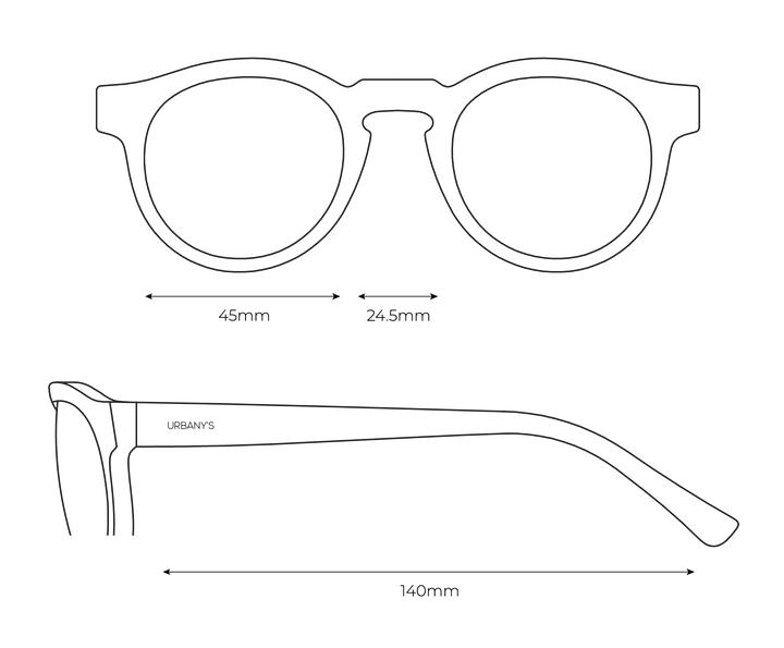 Sunglasses «Milano» (brown-patterned) 