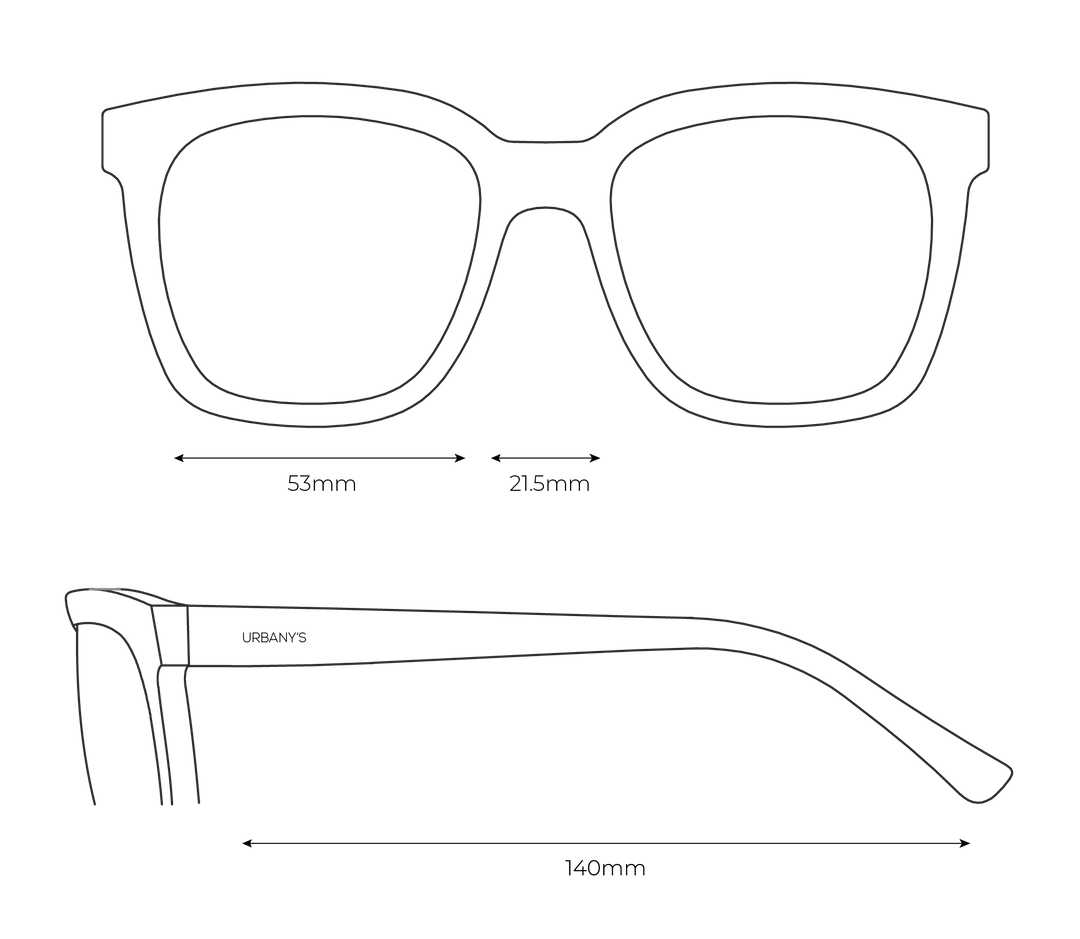 Sunglasses «New York» (red-brown patterned)