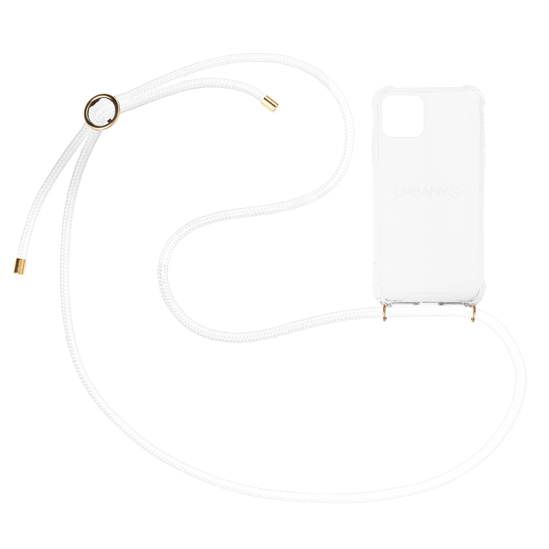 Handykette «Snow White» (transparent | weiss)